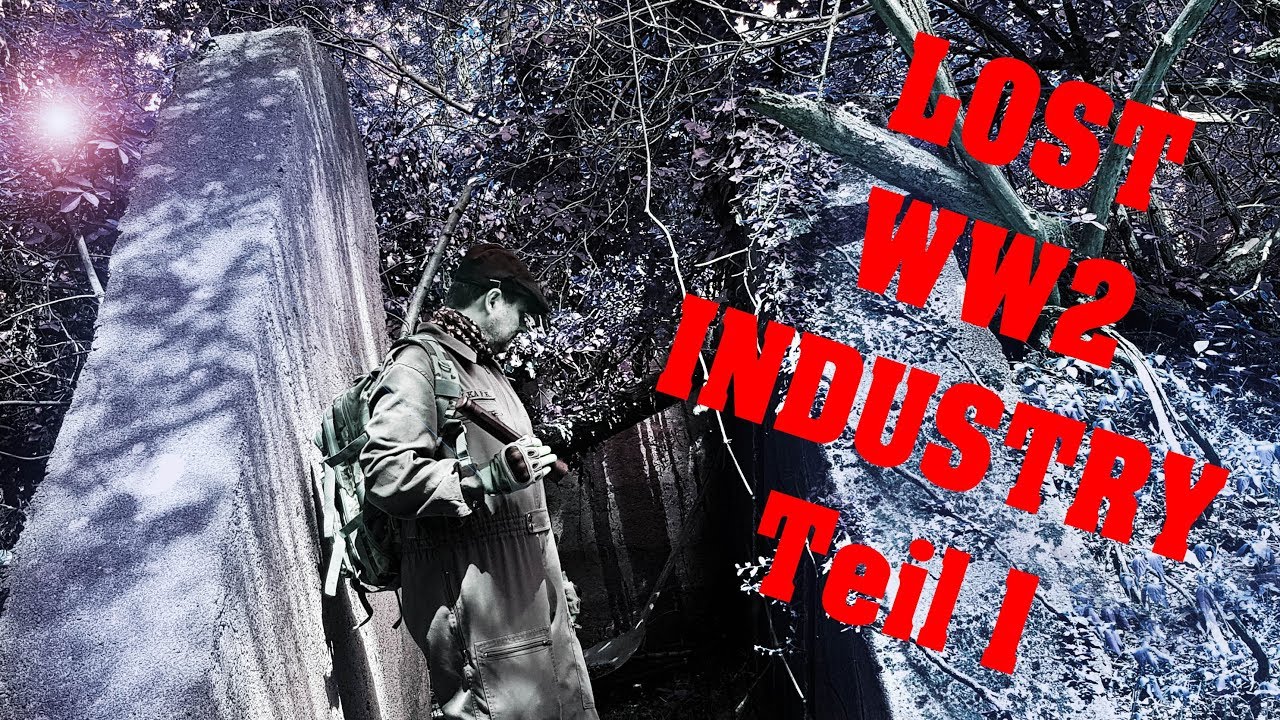 LOST-WW2 INDUSTRY (1) - Reste von ehem. Gustloff Werke  - gesprengte Mauern - Eingang zum Bunker