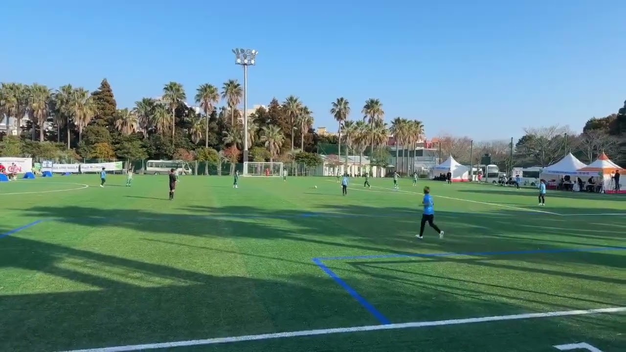 26.02.12 서귀포 칠십리 춘계 유소년 축구페스티벌 U-11 스포트랙스 VS 보물섬남해스포츠클럽 전반전