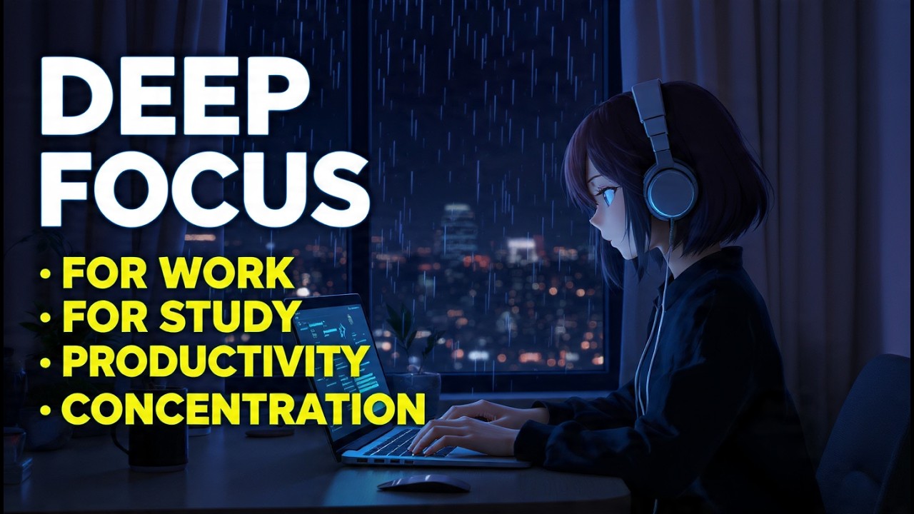 🔴 LIVE Work Music for Deep Focus | Smooth Background for Office Work and Study