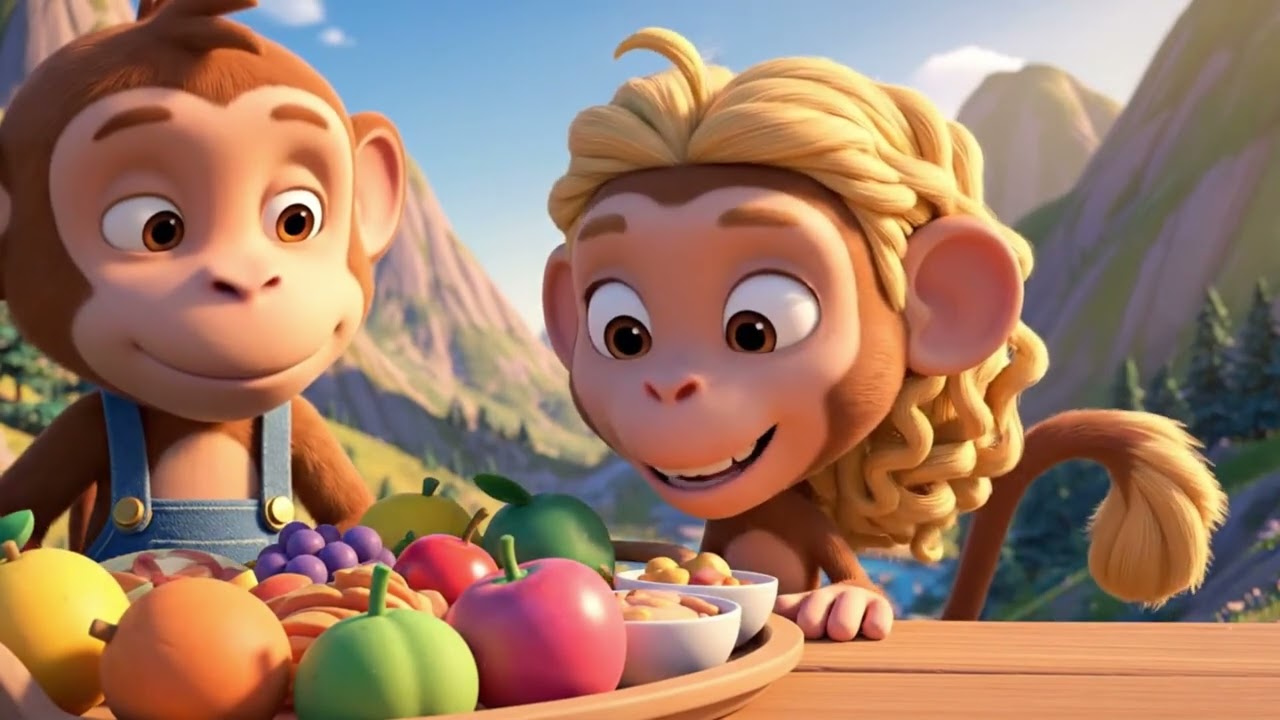 🐵 Brave Little Monkey Farm Adventure! 🚜 Helping Animals & Harvesting Magic Eggs | Kids Monkey King