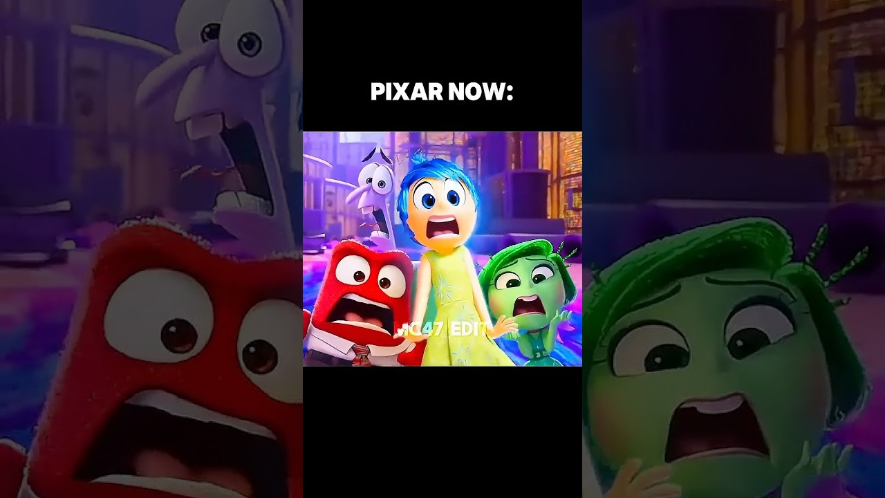 Pixar Now Vs Pixar Then🗿🥶 #Shorts #Pixar #Cars #Toystory #Capcut #Edit
