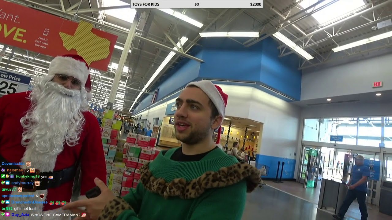 [mizkif] [2019-12-23] WALMART RUN FOR KIDS AT ST JUDES HOSPITAL (v524622163)