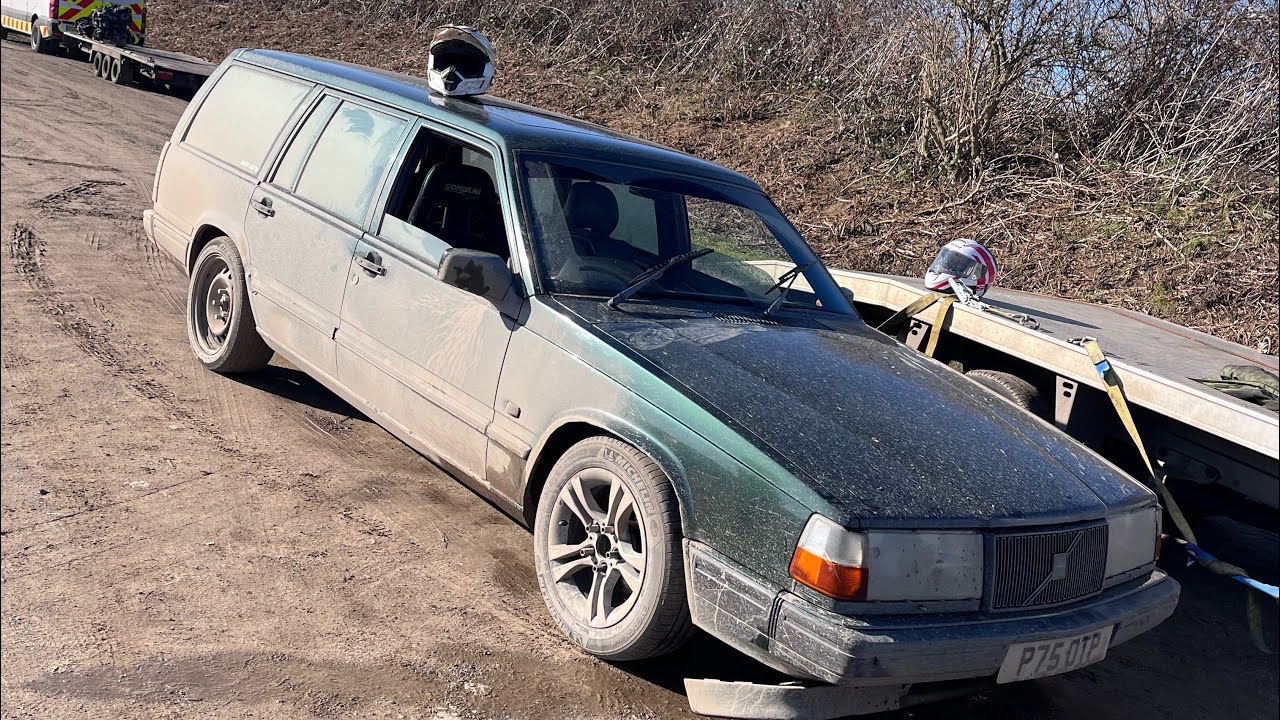 Standlake arena drift day 2/2/25 Dan Ferguson Volvo 940 onboard cameras