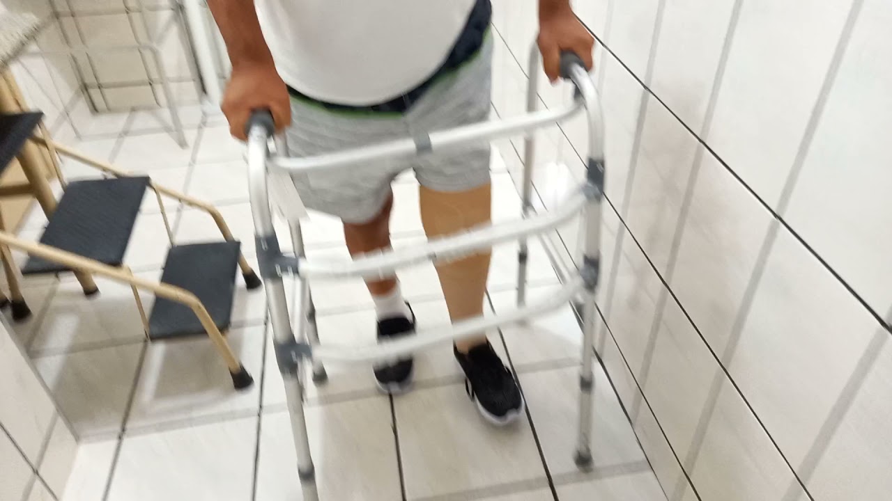 Aos 66 anos Paciente volta a andar, agora com sua Prótese abaixo do joelho