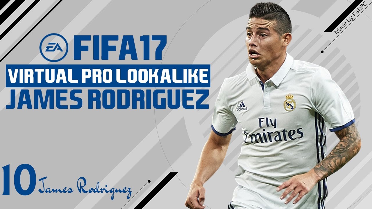 FIFA 17 | VIRTUAL PRO LOOKALIKE TUTORIAL - JAMES RODRIGUEZ