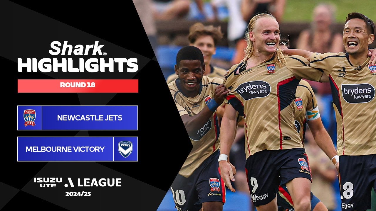 Newcastle Jets v Melbourne Victory - Shark Highlights | Isuzu UTE A-League 2024-25 | Round 18