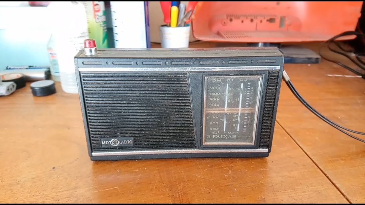 R&aacute;dio Motoradio 3 Faixas RP-M31 - Conserto