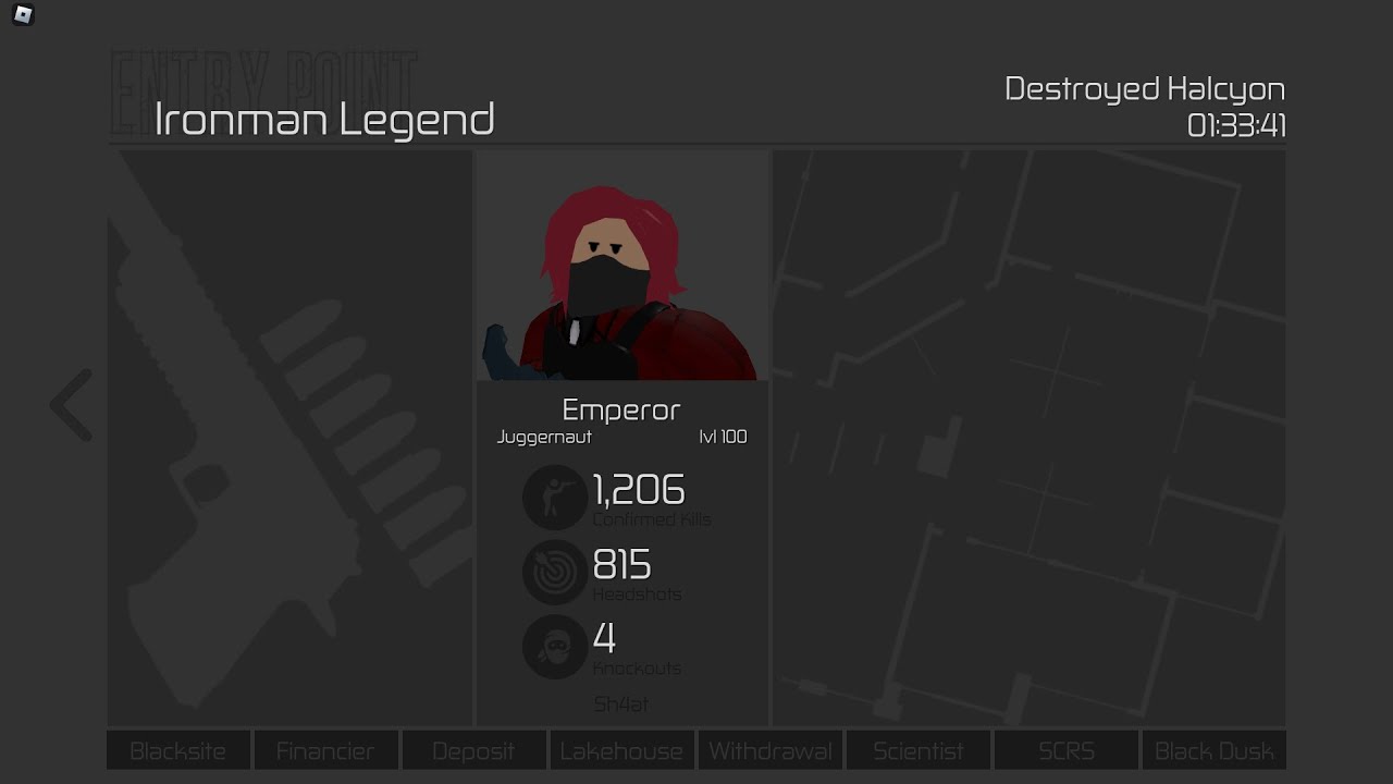 Entry Point || Frontline Armor No Medkits Ironman Legend Loud Solo Glitchless (FANMILLS)