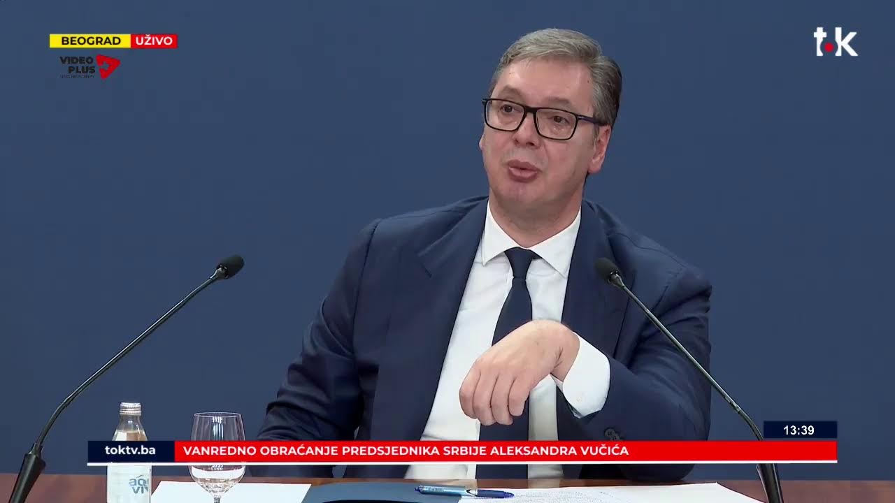 VANREDNO OBRAĆANJE Aleksandra Vučića