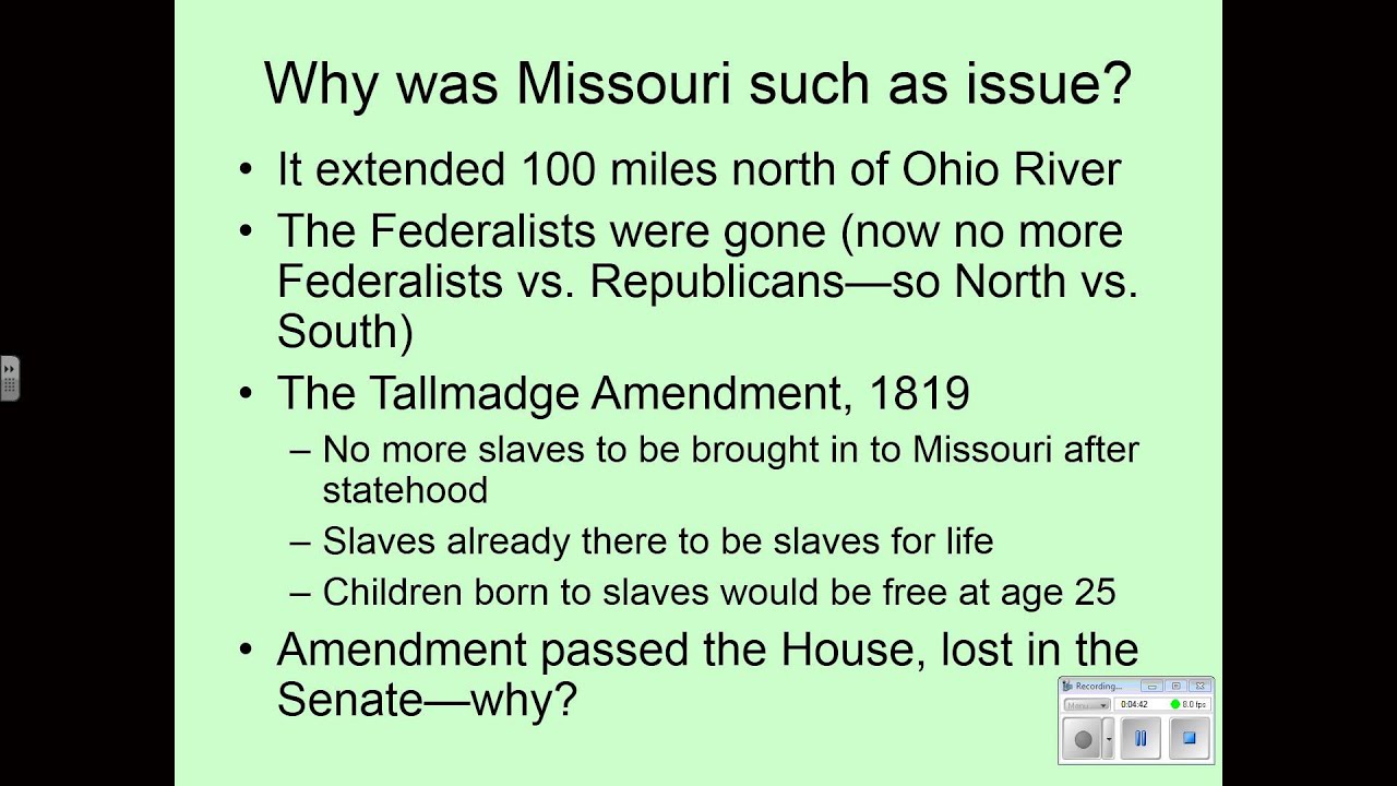 Politics in the 1820s