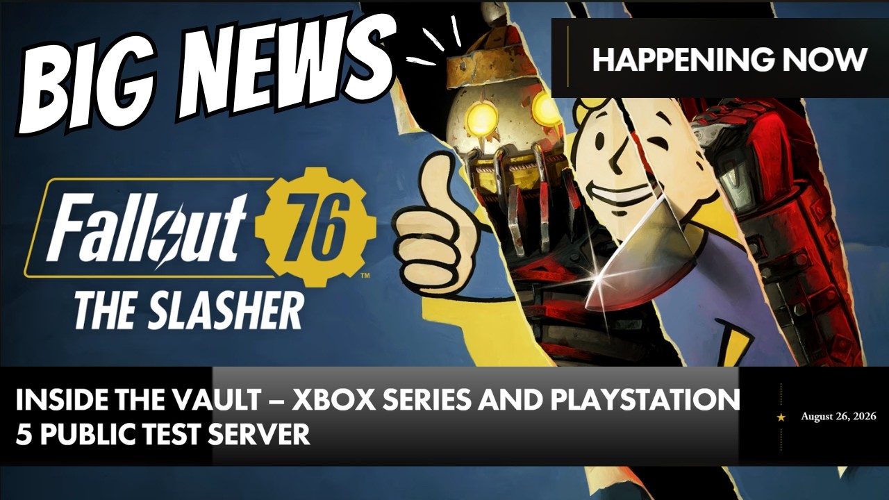НОВОСТИ Fallout 76: тестовый сервер (PTS) на консолях и повышение производительности уже здесь!