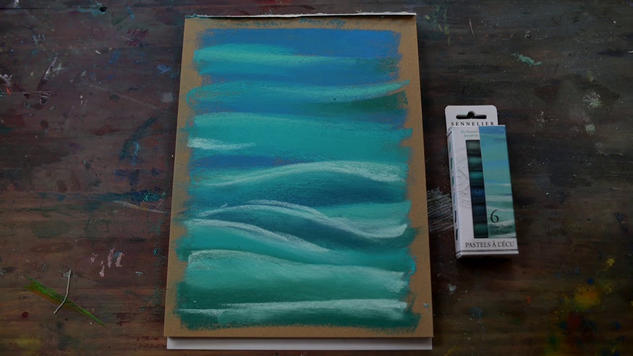 Create an Emerald Seascape with only 6 colors