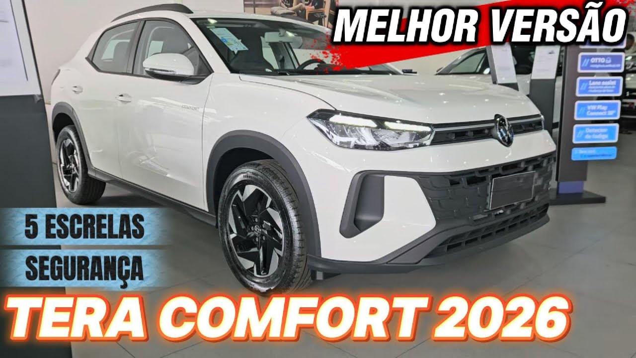 Tera comfort 2026 VALE A PENA ? NOTA MAXIMA EM SEGURANÇA ! É MELHOR QUE O YARIS CROSS E HONDA WR-V ?