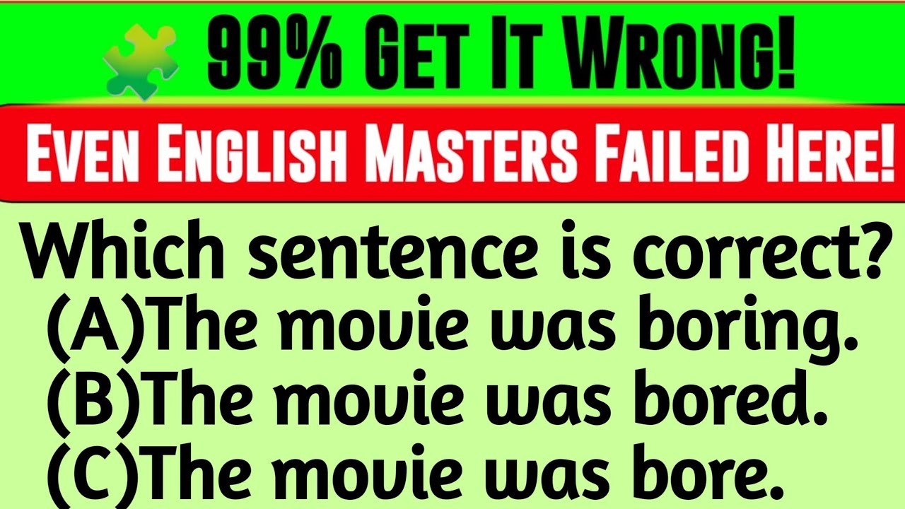 Advanced English Grammar: 10 Questions Only Experts Can Answer!
