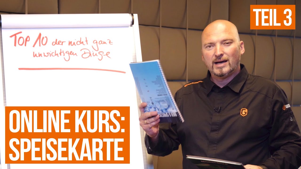 Speisekarten Marketing: 30 Tipps für Gastronomen. (Teil 3)