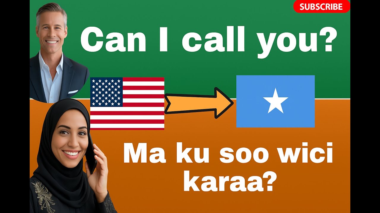 English-Somali Conversation For Beginners | Wada Sheekeysi Fudud