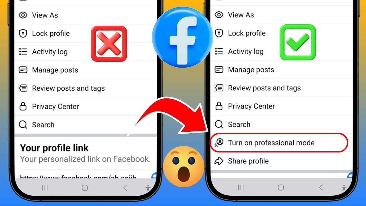 How to Fix Turn on professional mode Not Showing on Facebook