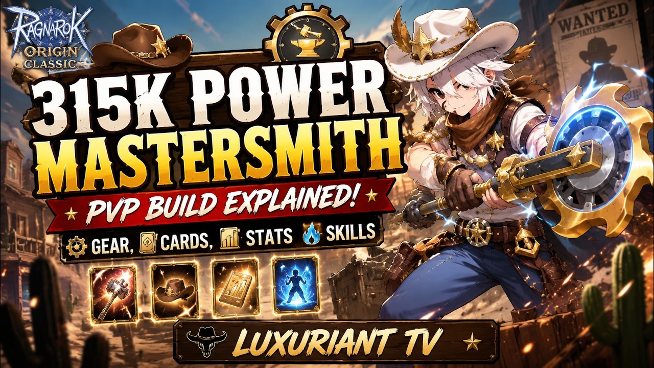 315K Power Mastersmith PVP Build Explained! Gear, Cards, Stats & Skills | ROOC