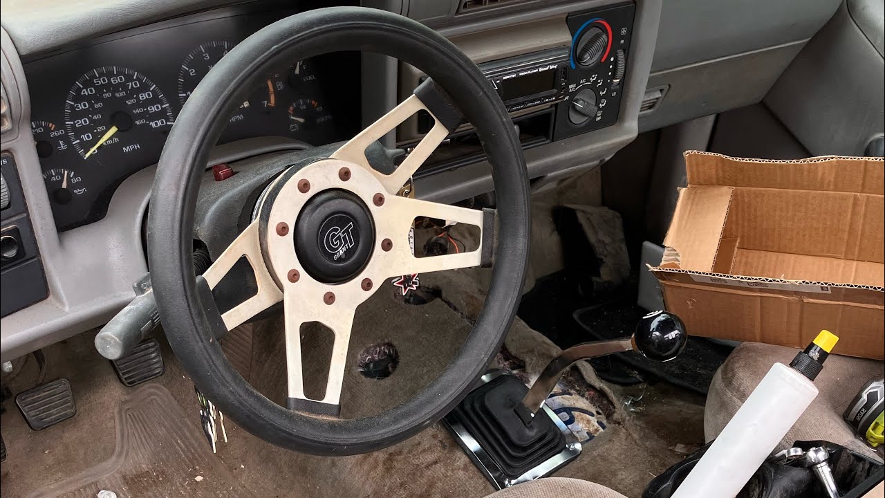 Chevy S10 v8 swap build part 5. Shifter radiator and more. we are getting so close to being done.