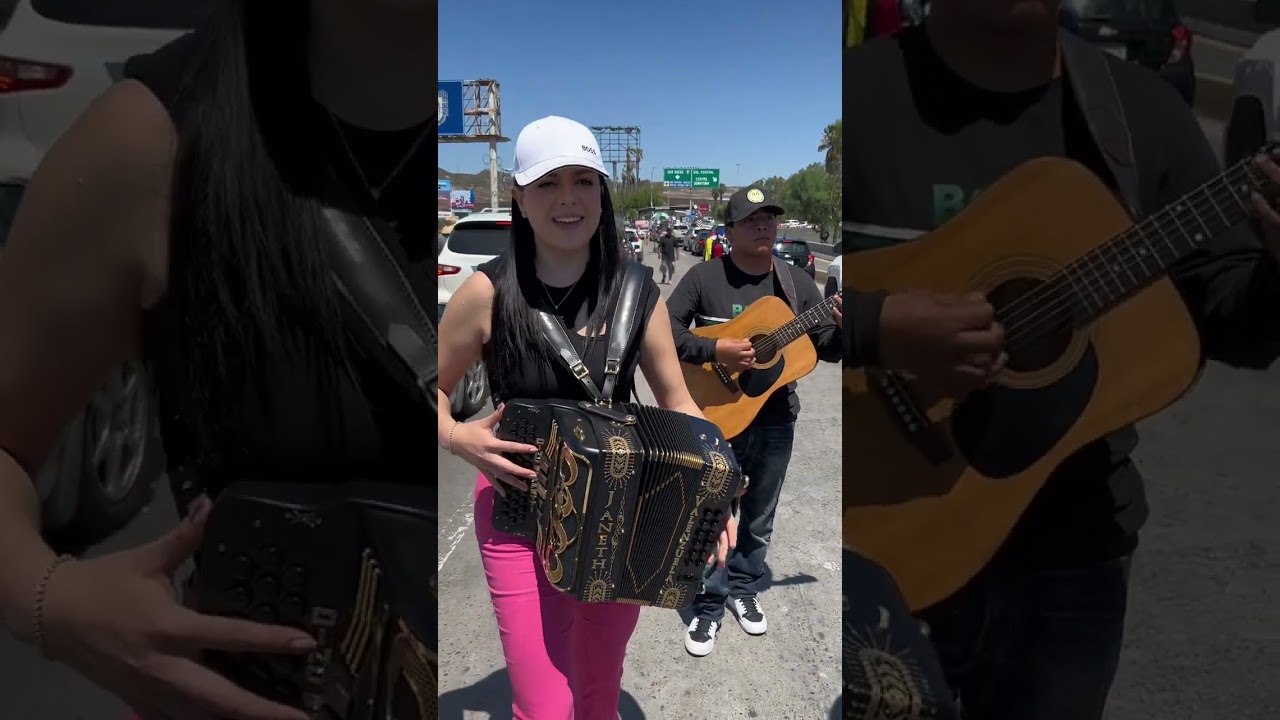 Iba cruzar la frontera en Tijuana y me bajaron del carro 🔥🇲🇽🇺🇸🪗