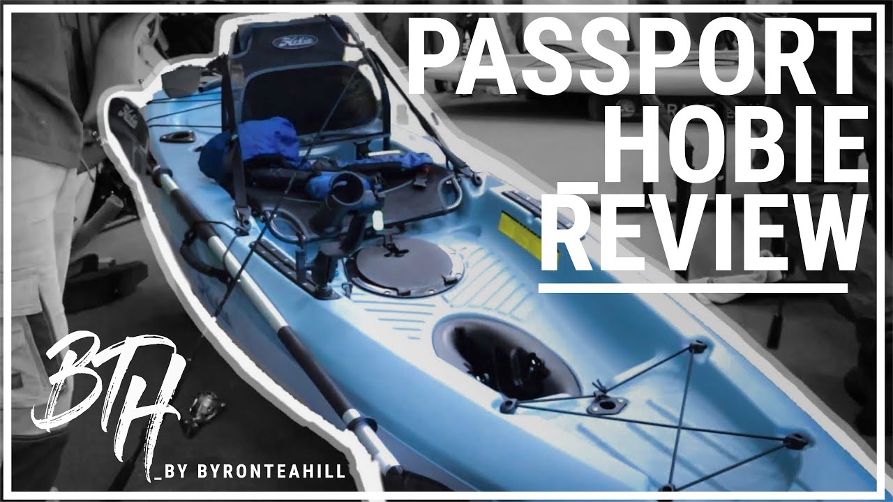 Hobie Passport 10.5 Review and kayak walkthrough + fishing test