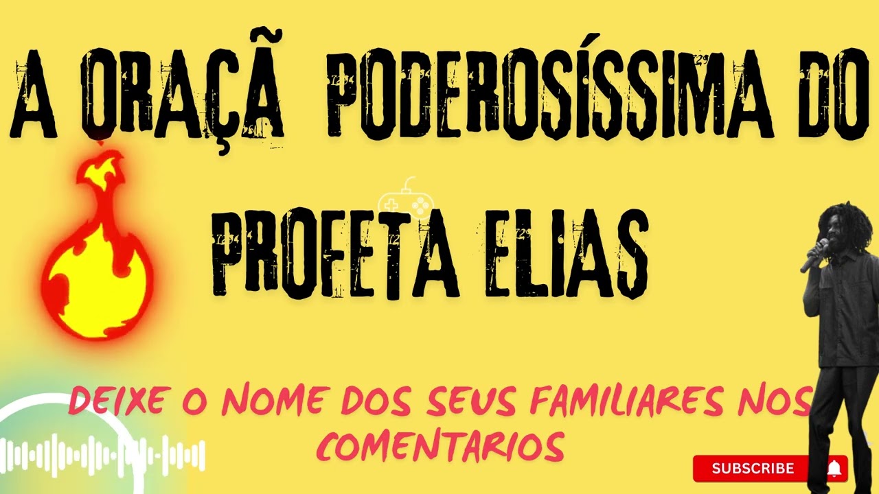 ORAÇÃO PODEROSÍSSIMA DO PROFETA ELIAS
