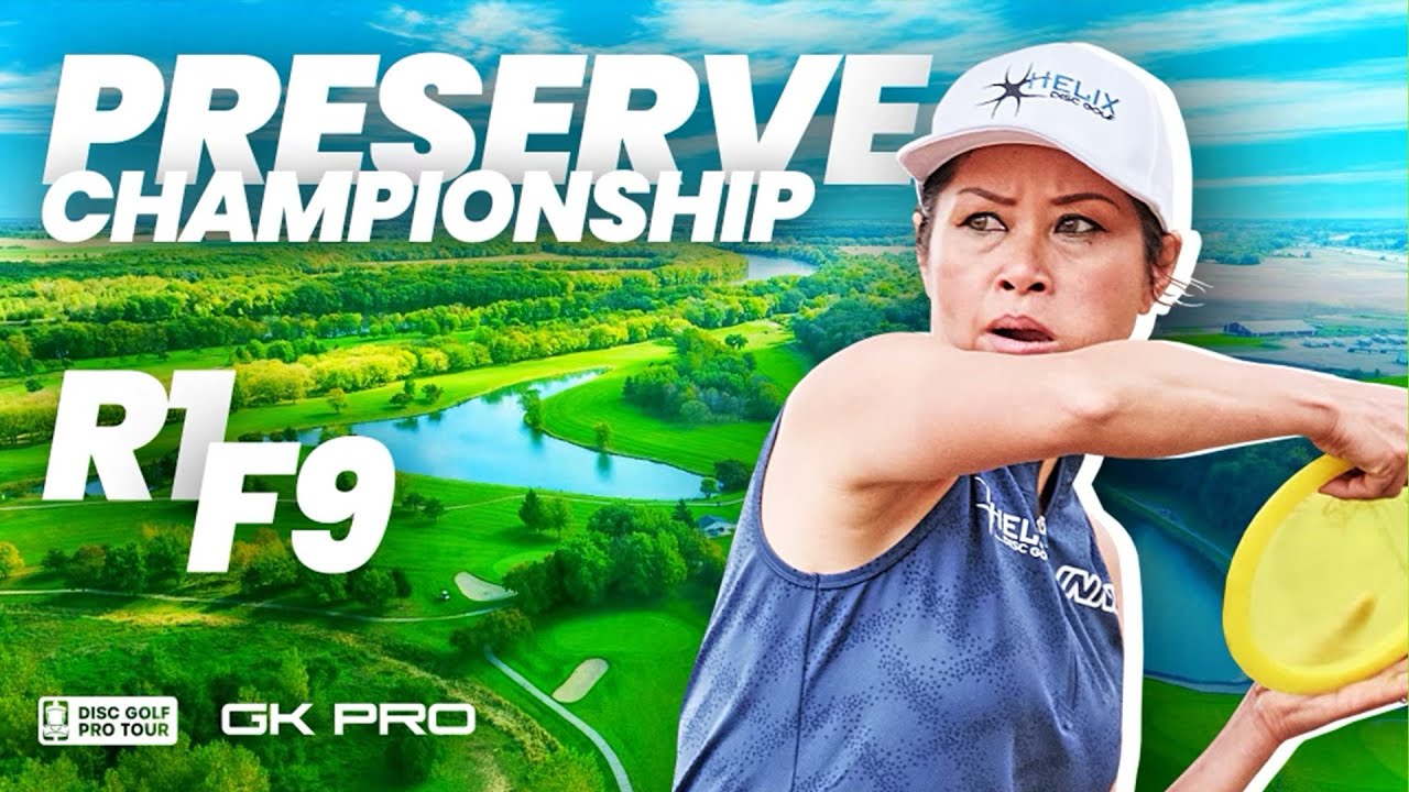 2022 The Preserve Championship | RD1 F9 | Pierce, Scoggins, Salonen, Lorentzen | FPO Disc Golf