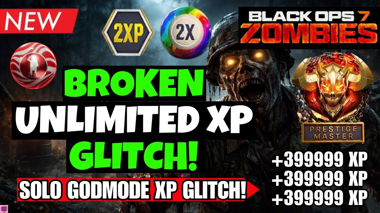 *NEW* BO7 SOLO UNLIMITED XP GLITCH! EASY AFK GODMODE XP FARM + FAST LEVEL 1000 BO7 ZOMBIES GLITCH