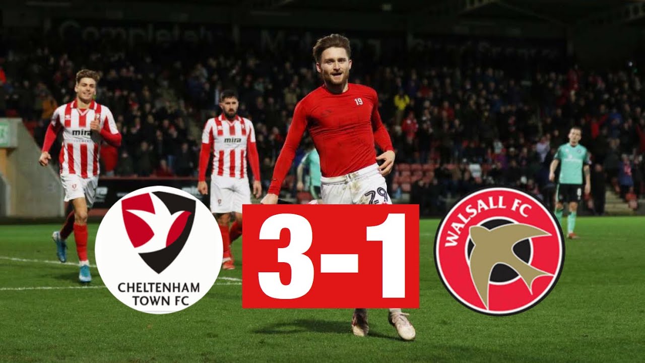 Cheltenham 3-1 Walsall vlog || ABSOLUTE LIMBS