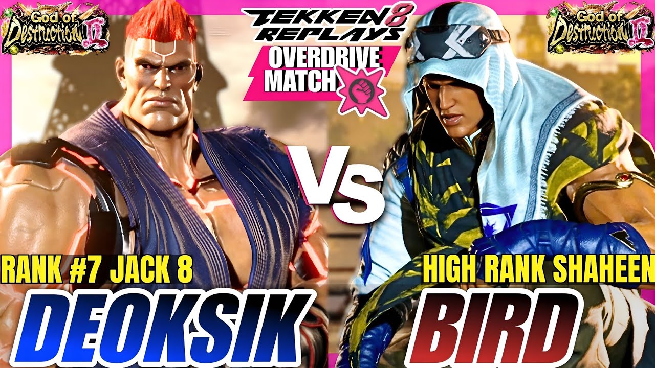 Tekken 8 - Deoksik (Jack-8) vs Nice Bird (Shaheen) - Epic Ranked Match