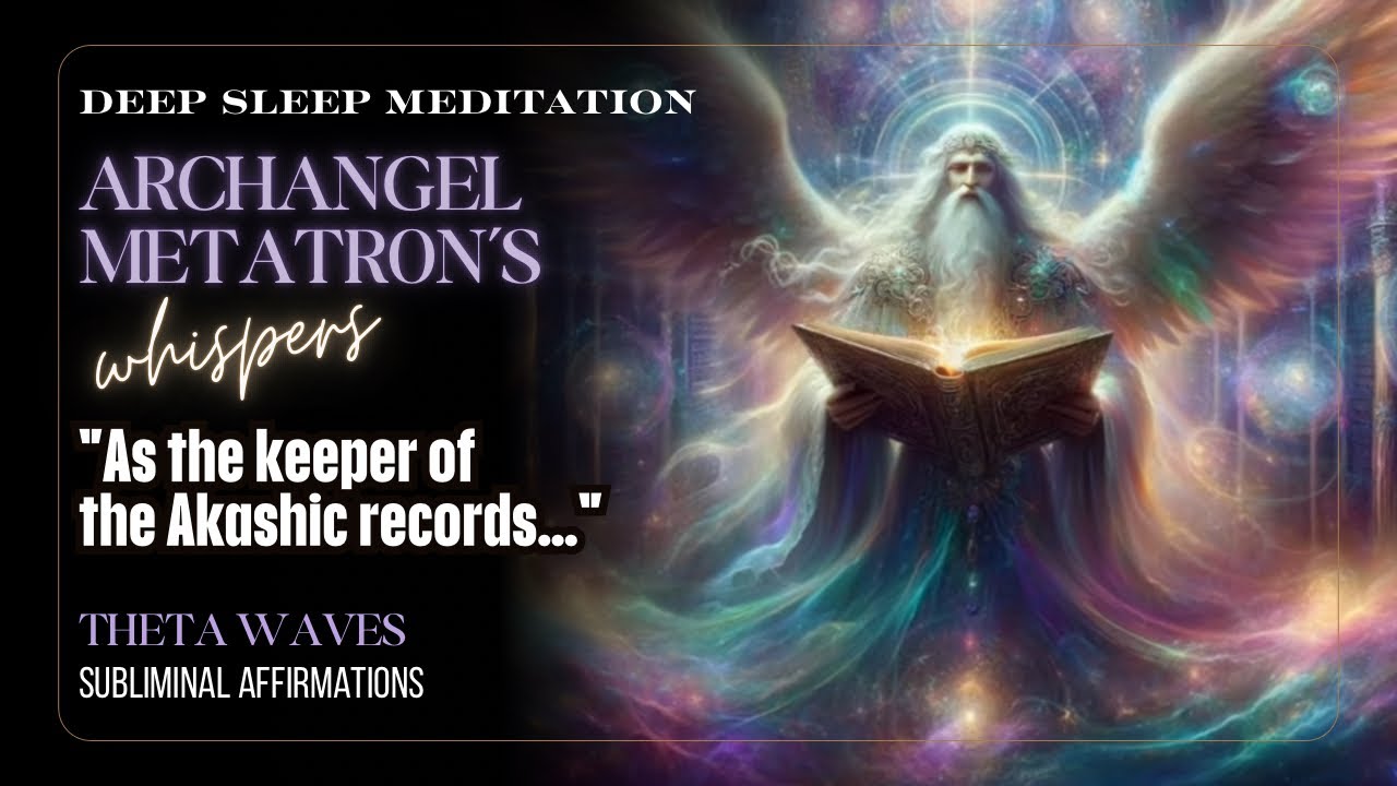 ARCHANGEL METATRON / DEEP SLEEP MEDITATION / AKASHIC RECORDS/ ANGELIC FREQUENCIES / THETA WAVES