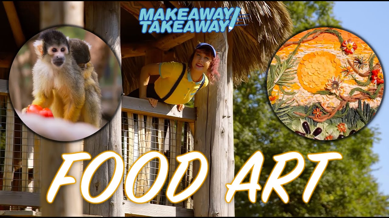 Food Art for Squirrel Monkey's at Chessington World of Adventures | Makeaway Takeaway (Series 2)