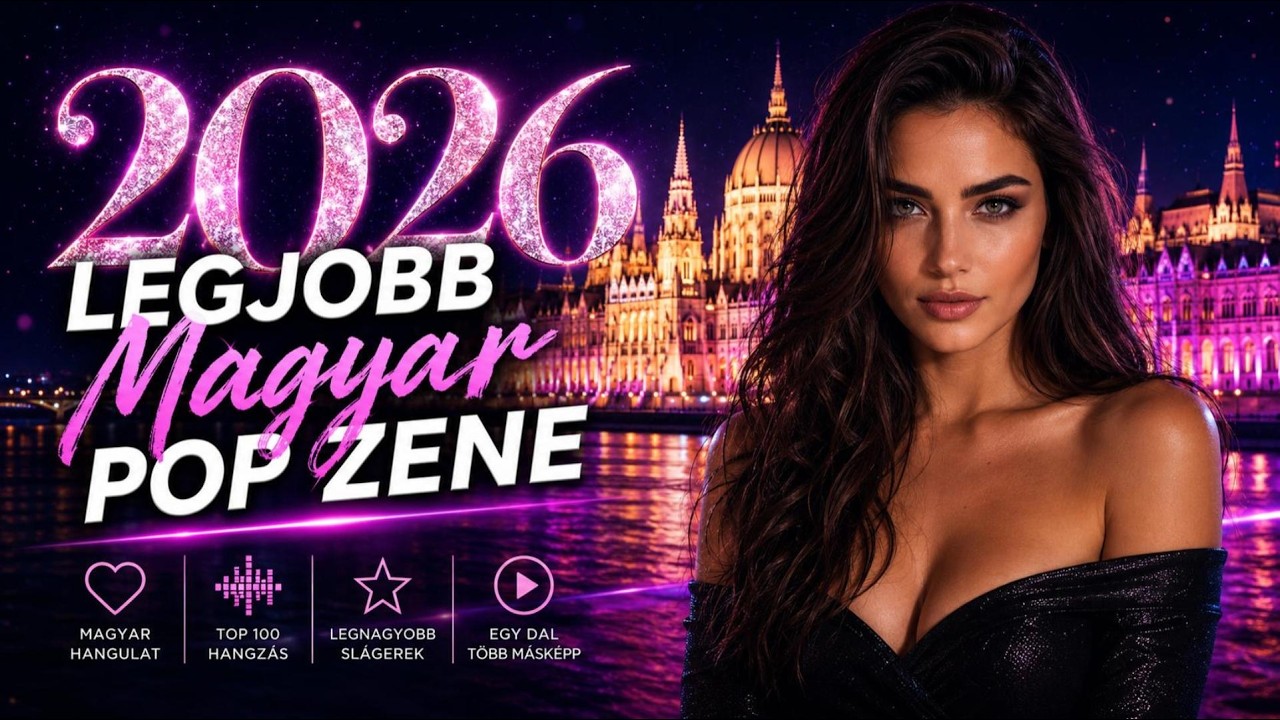 Legjobb Magyar Pop Zene 2026 ✨ Friss P&ouml;rgős Sl&aacute;gerek & &Eacute;jszakai Nonstop Mix