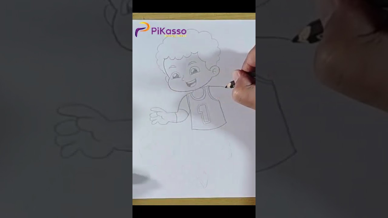 How to Draw a Basketball Player Easy in Less Than One Minutes