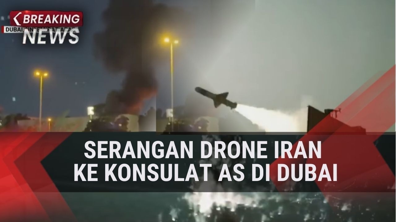 Detik-detik Iran Serang Konsulat AS di Dubai
