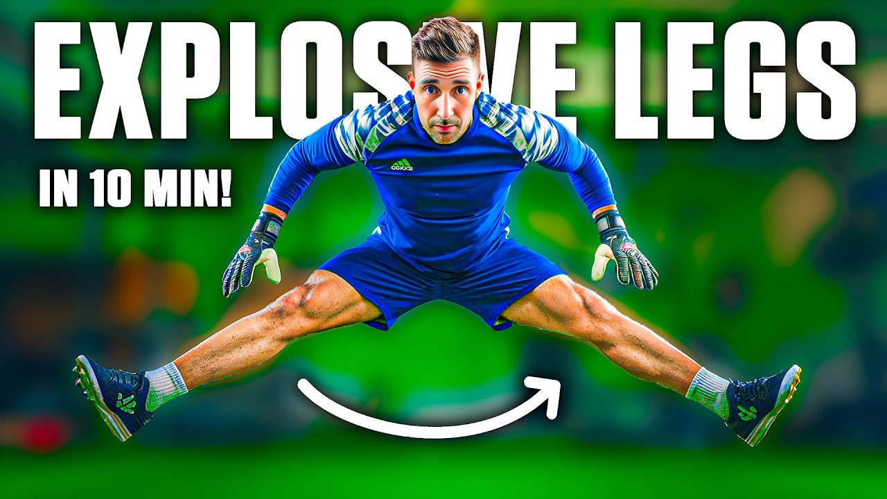 10-Min Goalkeeper Home Workout for Insane Leg Power