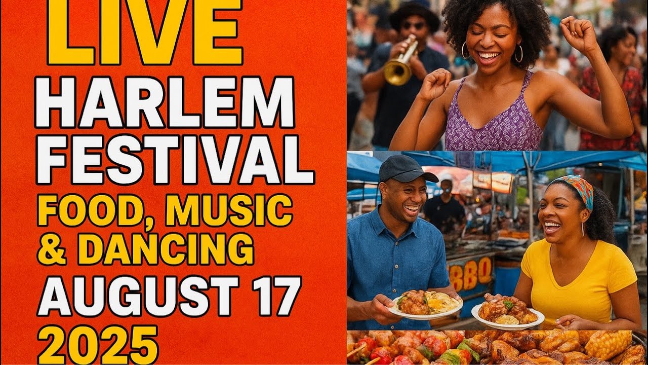 Harlem Festival 2025 New York City Busta Rhymes –🎶🍗💃