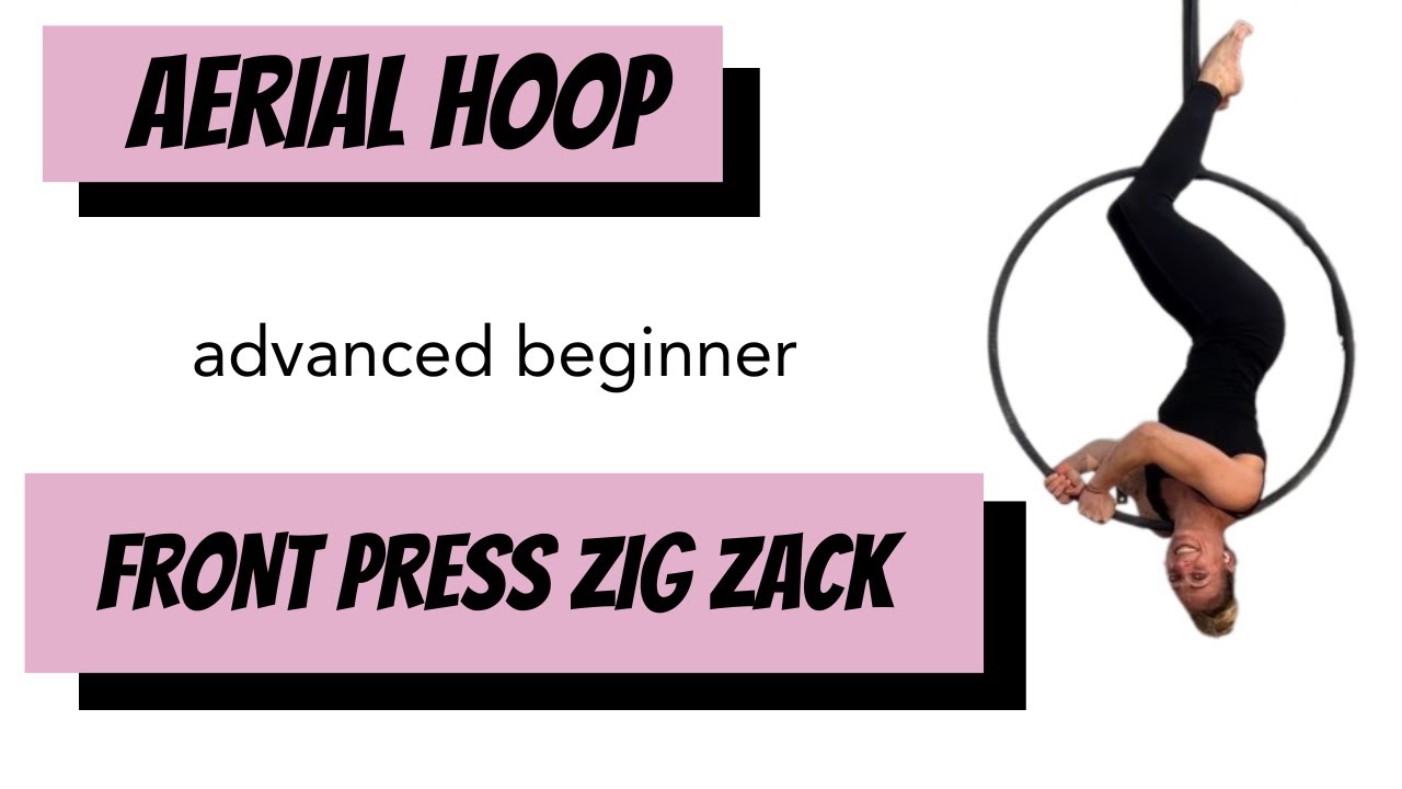 Front Press Zig Zack tutorial Aerial hoop