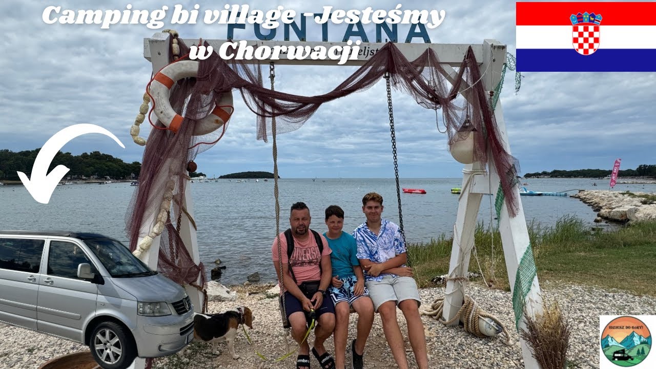 Camping bi village w Chorwacji -dalszy ciąg naszego wakacyjnego tripu #idzieszdogory 🚐🚐🚐🏖️🏖️🐶🐶🐶