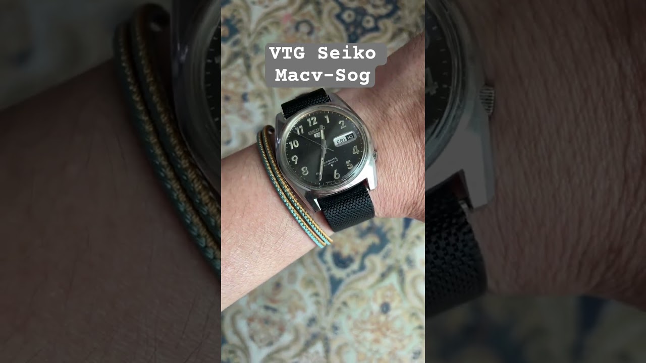 Vintage Seiko 6119-8090 from Mar &lsquo;68 Macv-Sog dial.