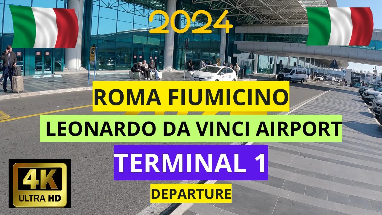 ROME FIUMICINO AIRPORT - LEONARDO DA VINCI - WALKING TOUR TERMINAL 1 Departure. 