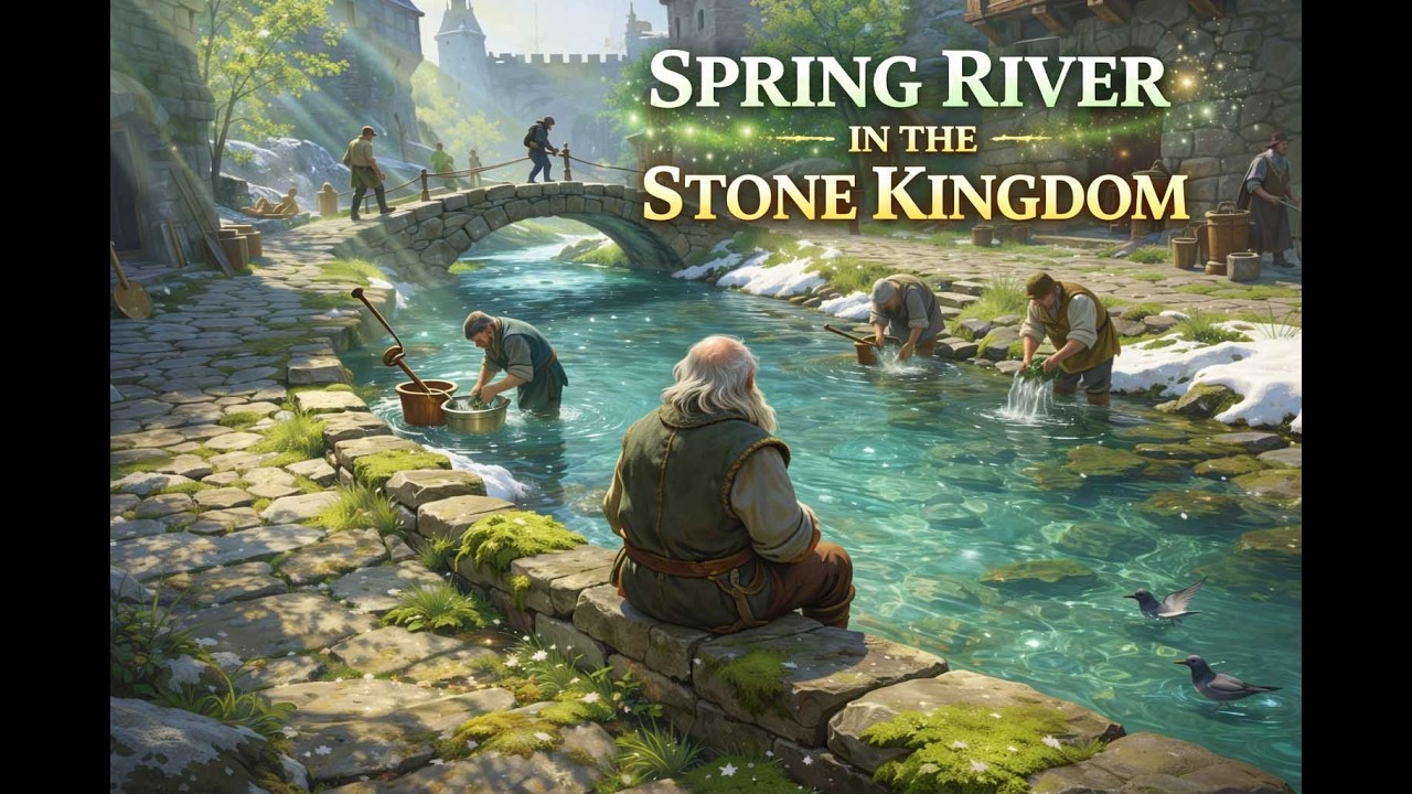Spring River in the Stone Kingdom | Fantasy Medieval Music for Study & Deep Focus
