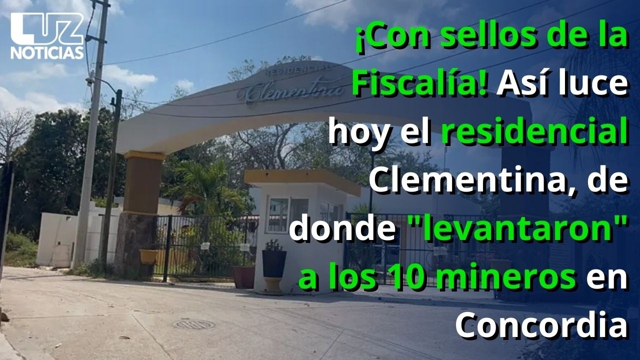 ¡Con sellos de la Fiscalía! Así luce el residencial Clementina, donde 