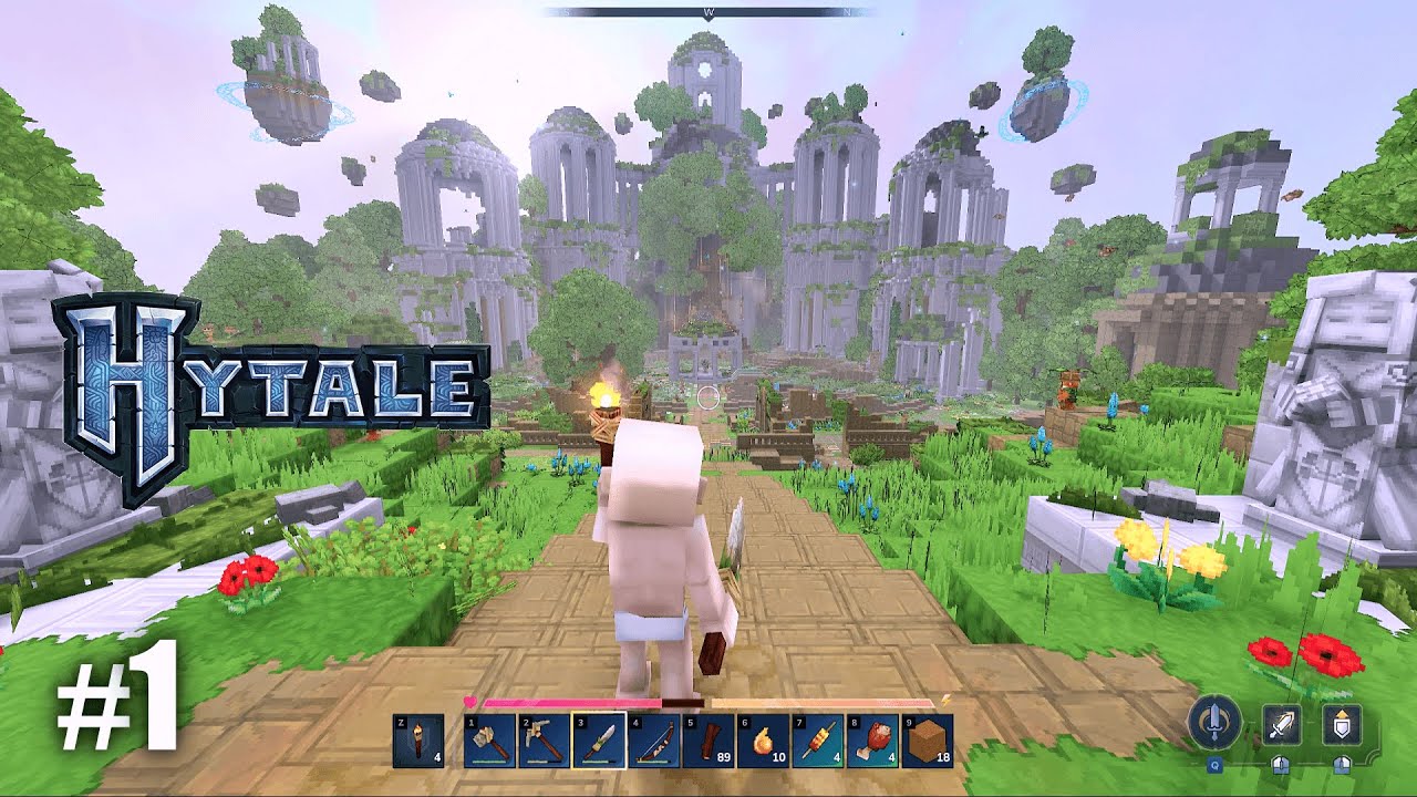 #1 Hytale　実況　超話題のマイクラ風サンドボックスを遊んでみます