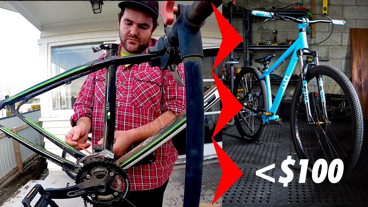 От обычного велосипеда для мусора до крутого велотренажера для прыжков менее чем за 100 долларов.