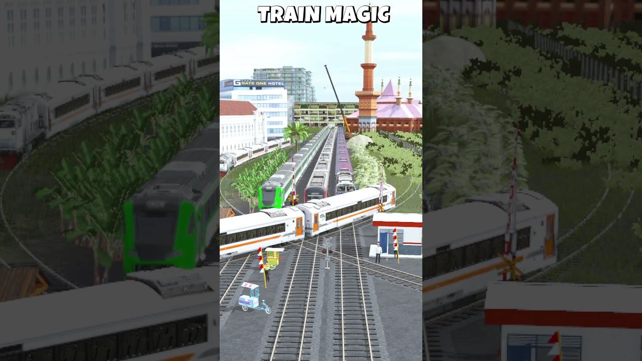 Persimpangan Kereta Api Berbahaya  #train #railway