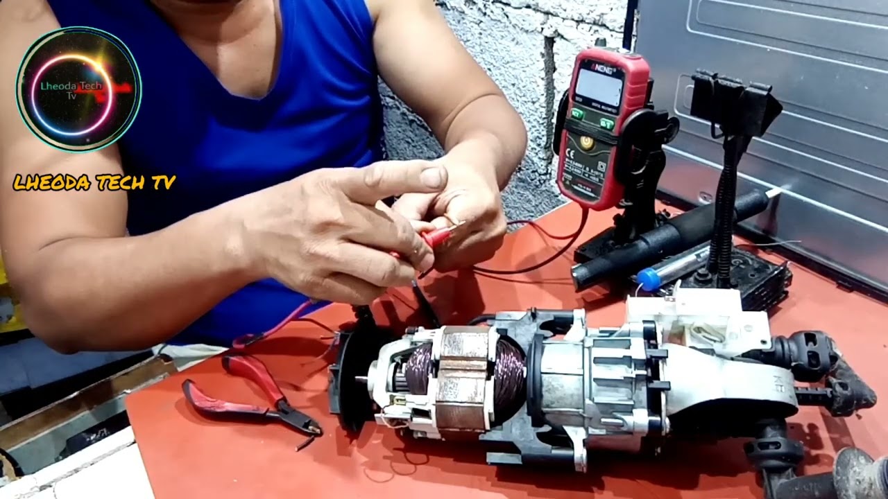 HOW TO REPAIR PORTABLE PRESSURE WASHER / OHMS CHECK /STATOR, ARMATURE, CARBON BRUSH /LHEODA TECH TV