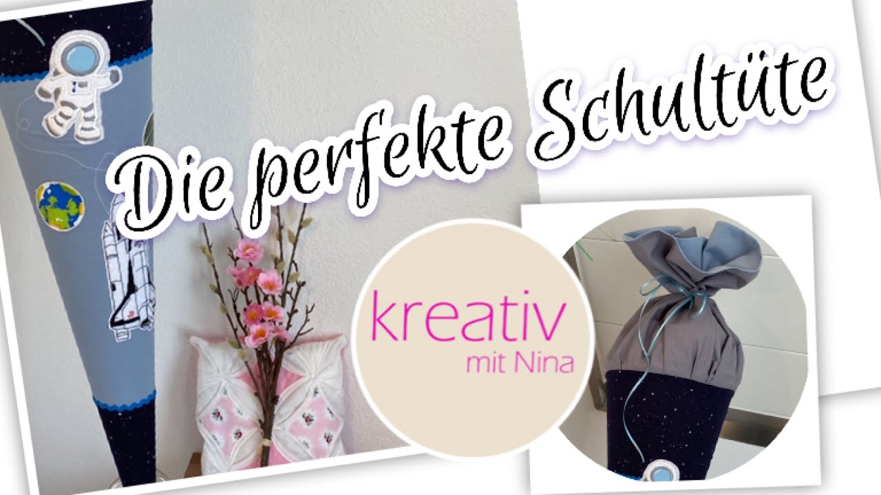 PDF Schnittmuster FOR FREE Schultüte nähen🧵 Schnittmuster 😍 Zuckertüte selber nähen