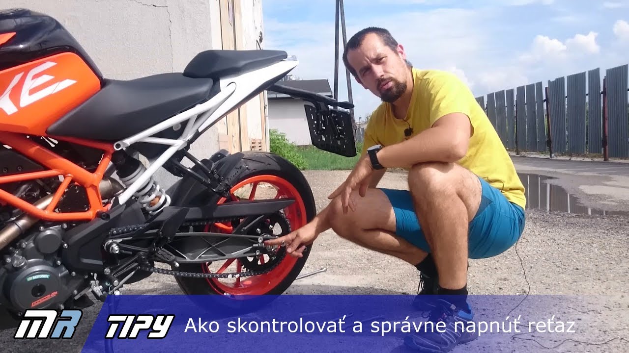 MR Tipy: Ako skontrolovať a správne napnúť reťaz na motorke - motoride.sk
