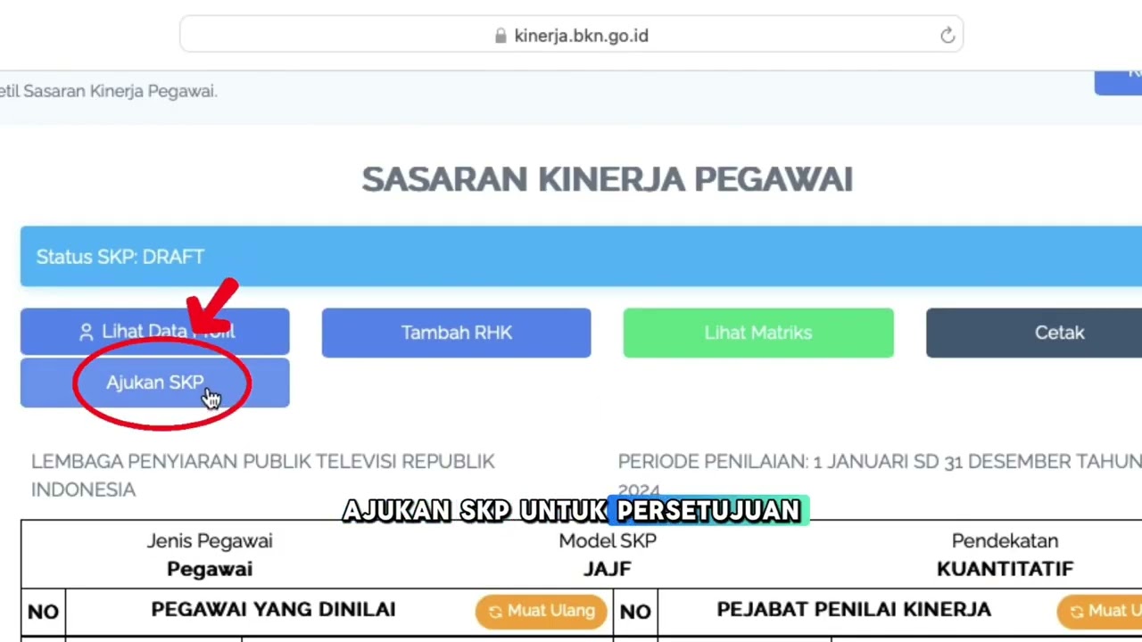Video Tutorial Pengisian SKP